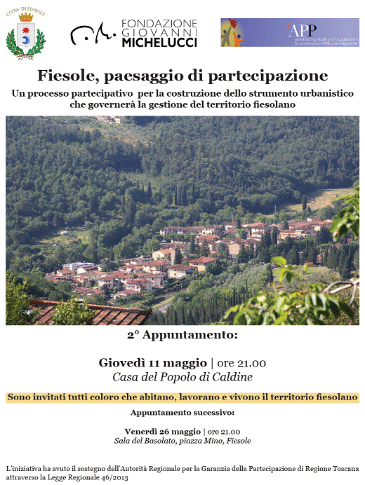 Fiesole paesaggio di partecipazione