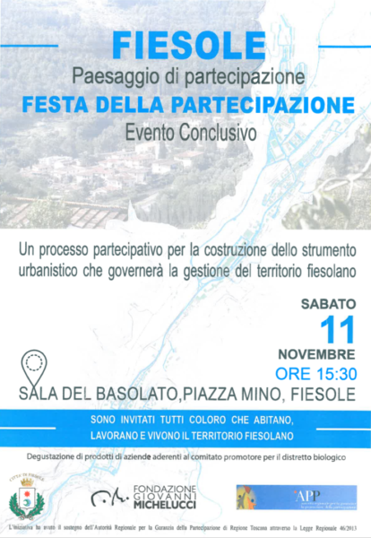 Fiesole Festa della partecipazione