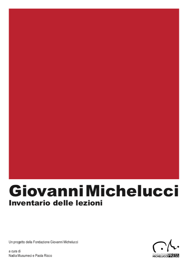 Giovanni Michelucci. Inventario delle Lezioni