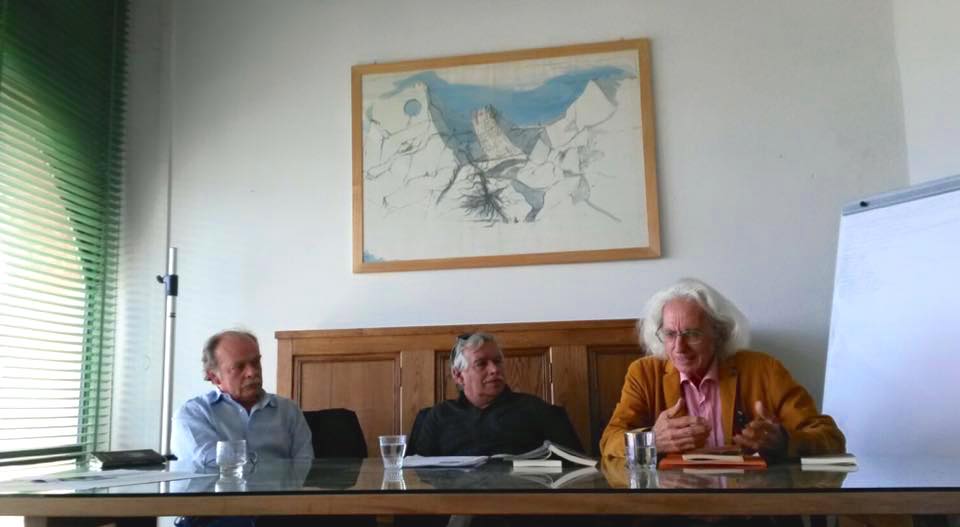 Silvano D'Alto interviene durante l'incontro dedicato al libro BRUNELLESCHI MAGO di Giovanni Michelucci, con Corrado Marcetti e Marco Zannoni, 28 maggio 2016 presso la Fondazione Giovanni Michelucci a Fiesole