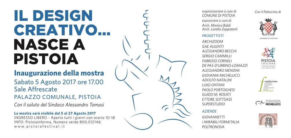 Il design creativo nasce a Pistoia