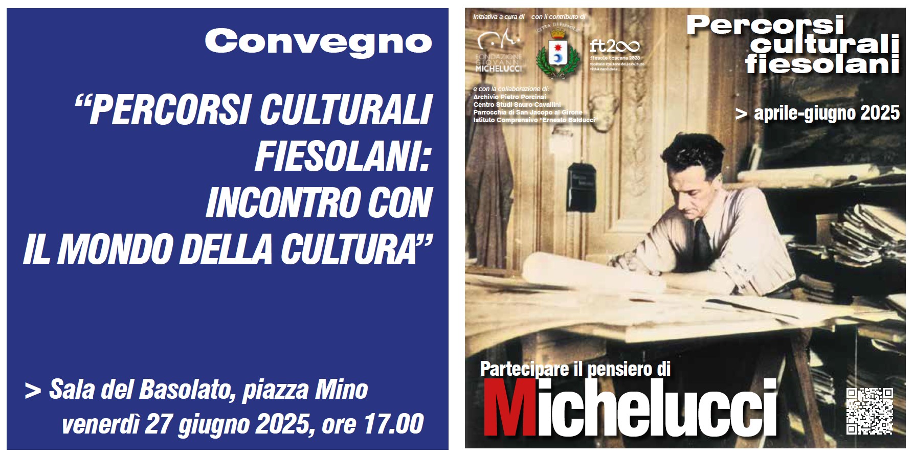 Convegno: “Percorsi culturali fiesolani: incontro con il mondo della cultura”